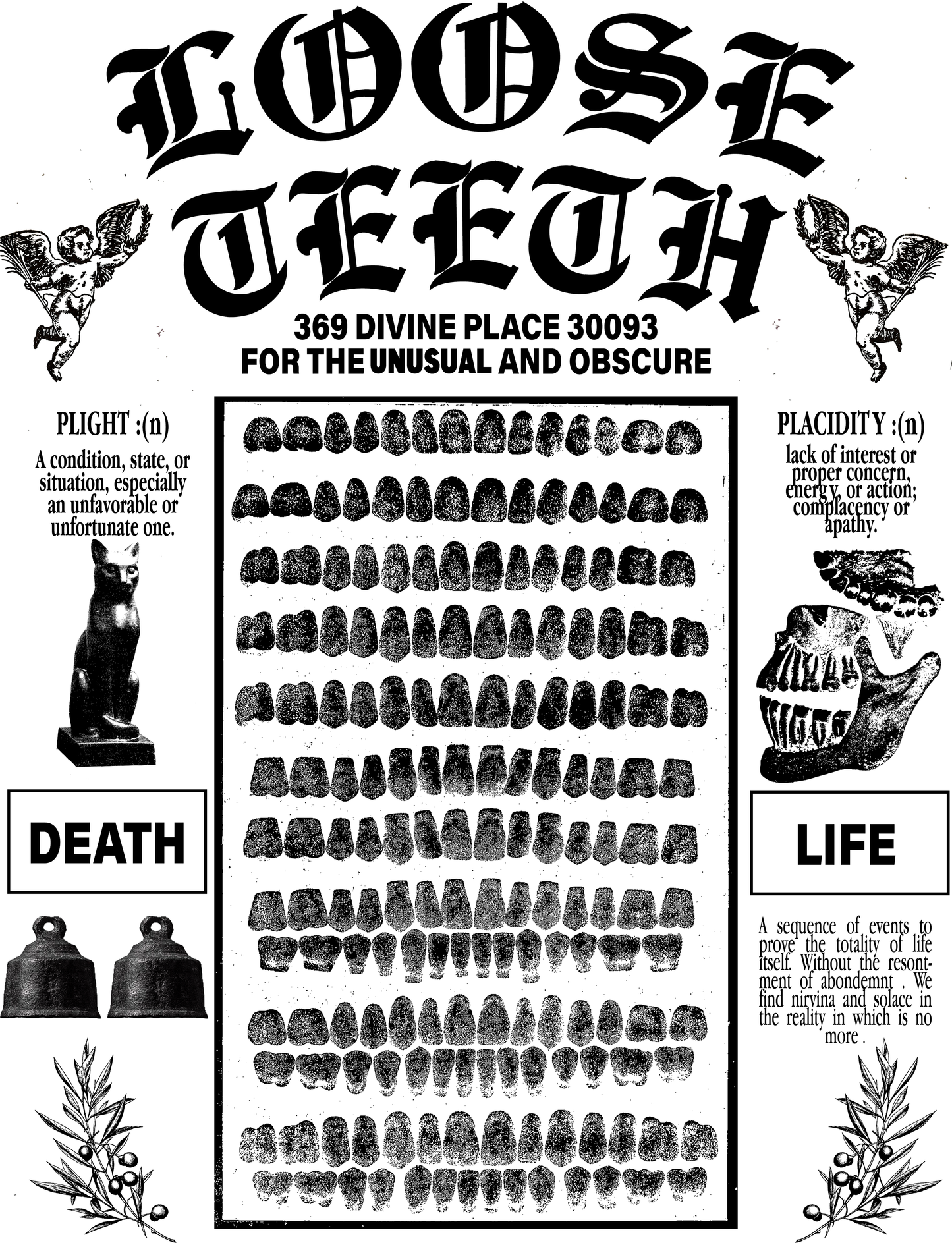 LIFE DEATH PRINT