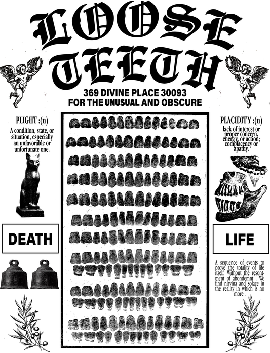 LIFE DEATH PRINT